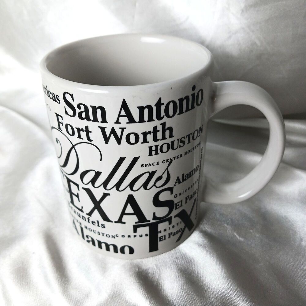 JAY JOSHUA TEXAS CITIES CERAMIC MUG